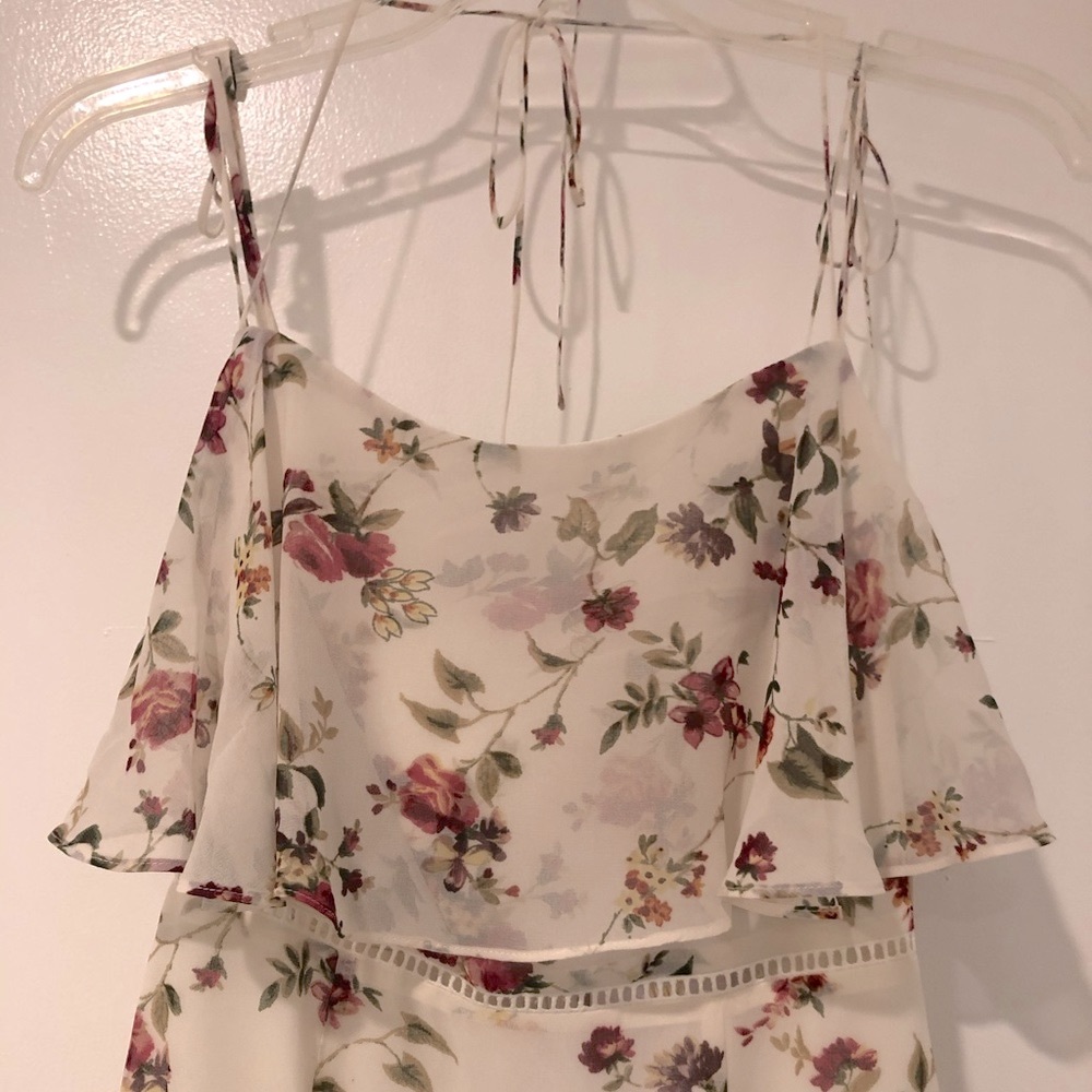 NWT WAYF Imola Tiered Floral Midi Dress - Picture 8 of 9